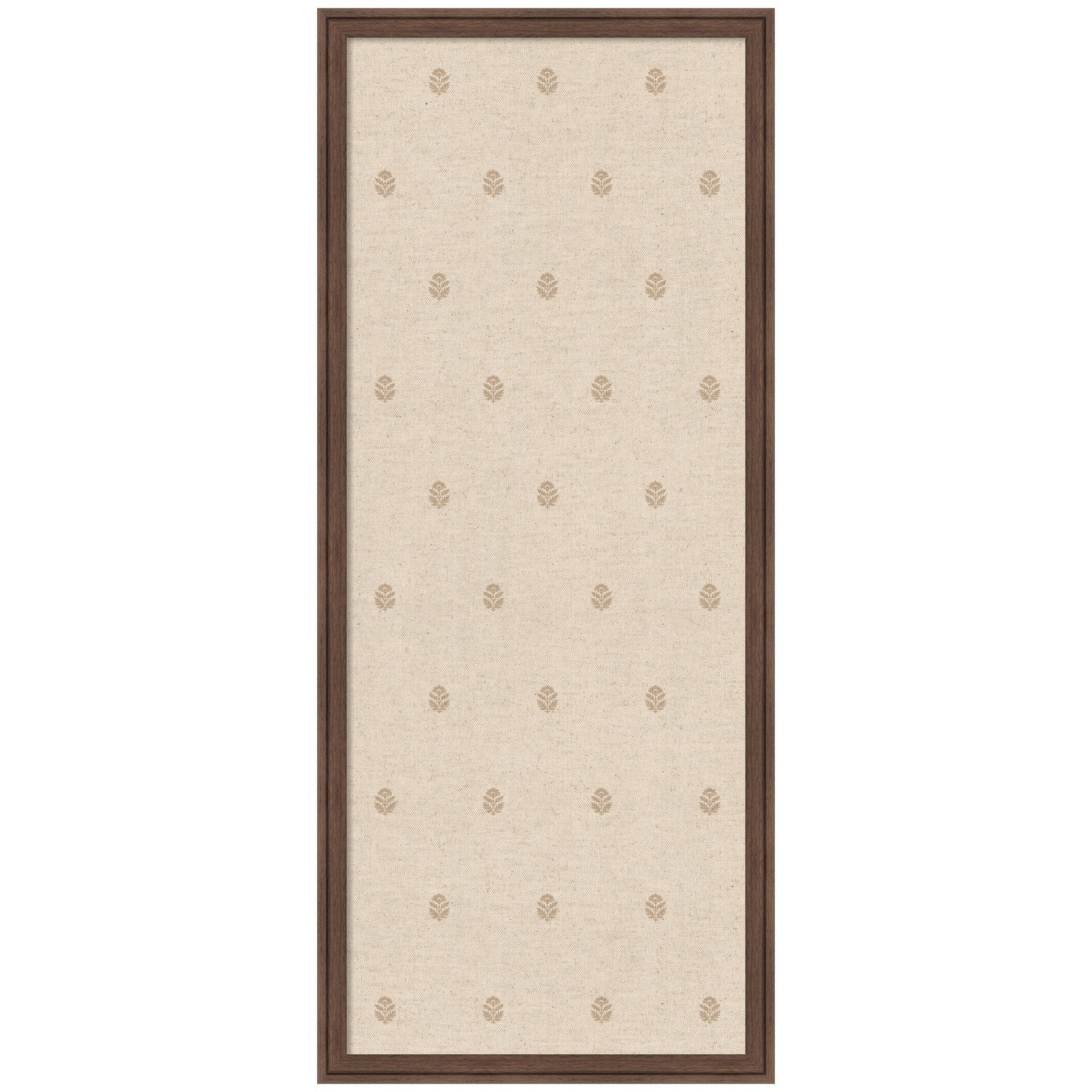 Pinboard Beige Botanical Block Print