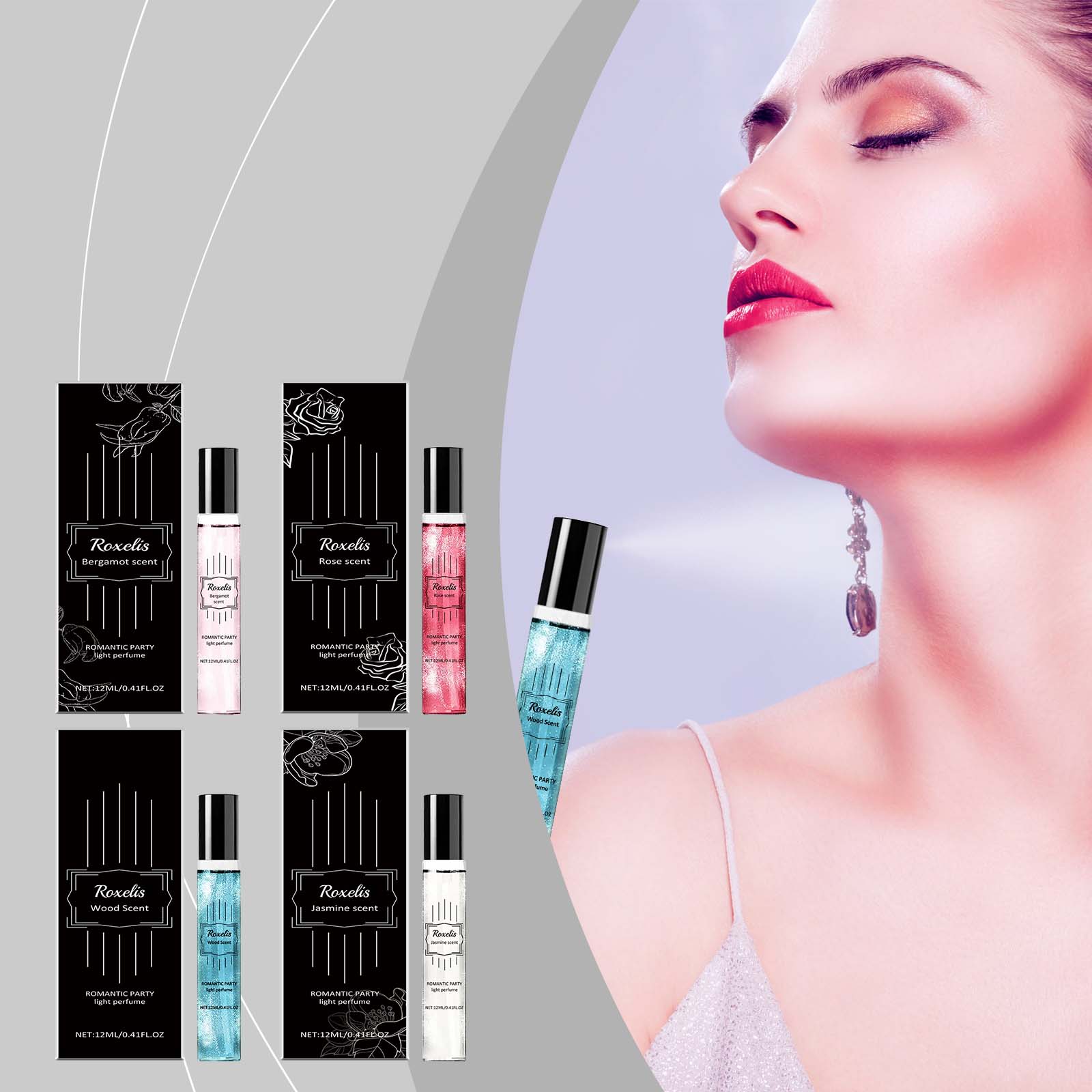 Eau De Toilette, Warm Wood Scent Charming Floral Fragrance Fresh Natural Fragrance Fragrance Lasting Fragrance