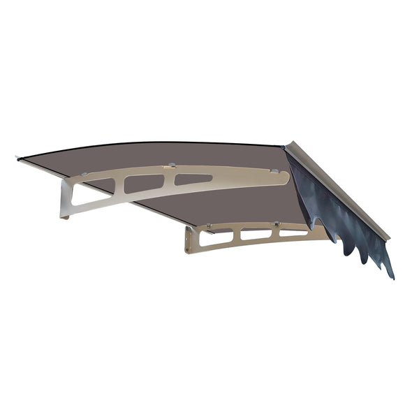 DA4734W Series Door Window Awning Made of 0.137 Inch Thick Crystal Polycarbonate Sheet in size of 47