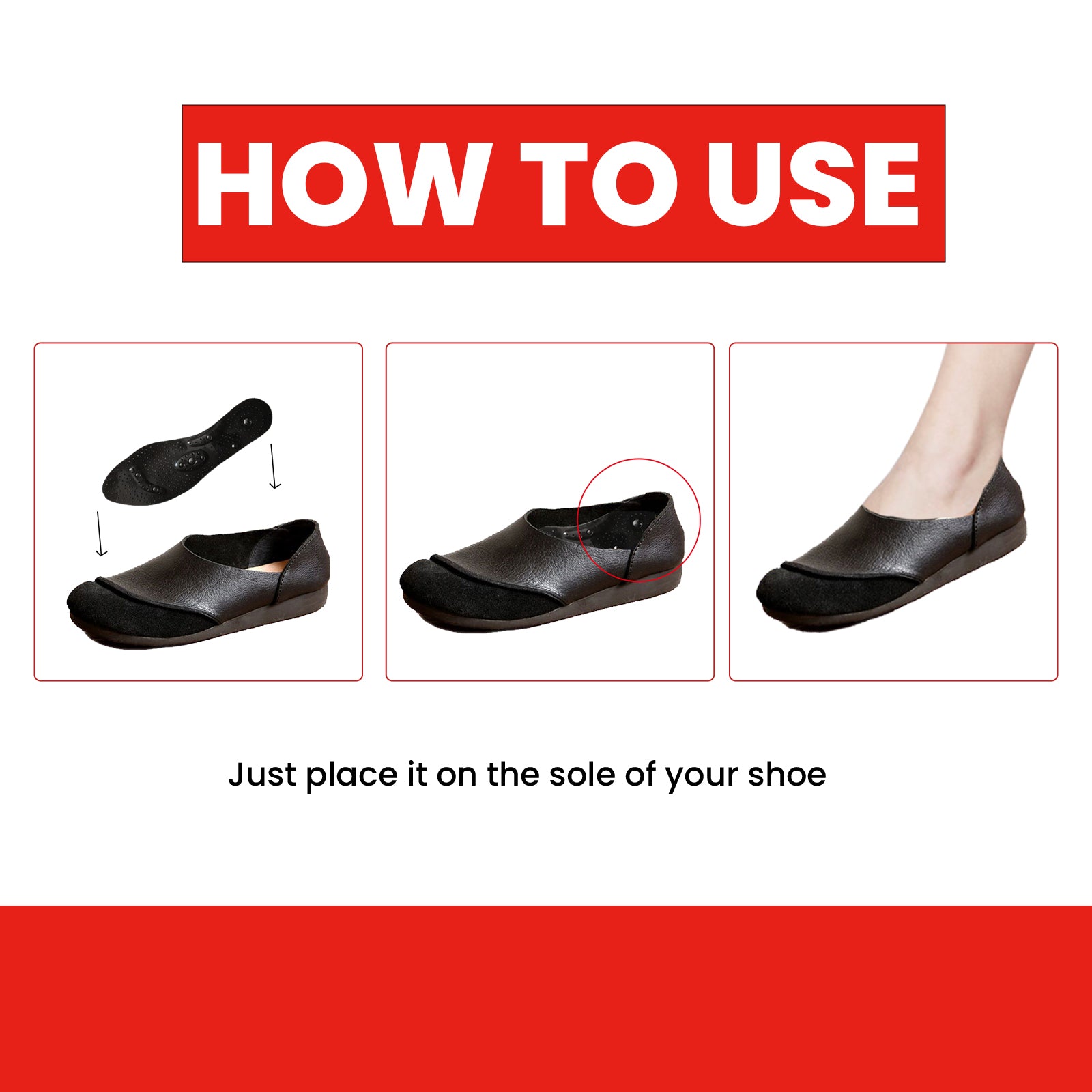 Tourmaline Acupressure Insoles, Foot Care Vein Repair Body Toning Body Care Foot Pads