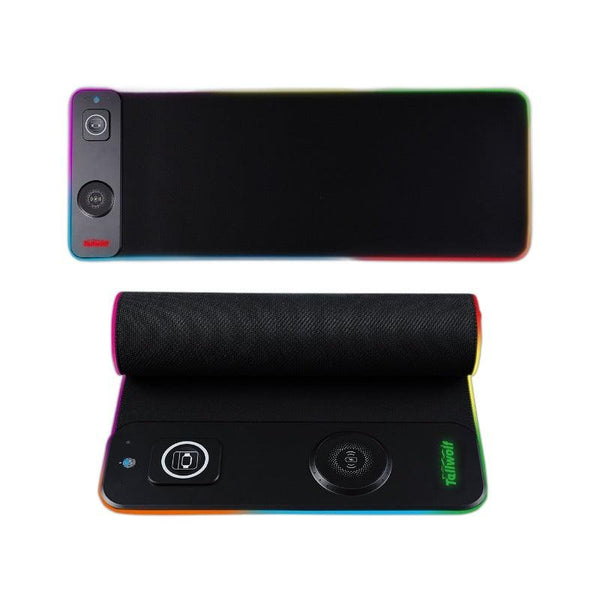 3 in 1 magnetic wireless charging mouse pad desk pad wireless charging luminous mouse pad