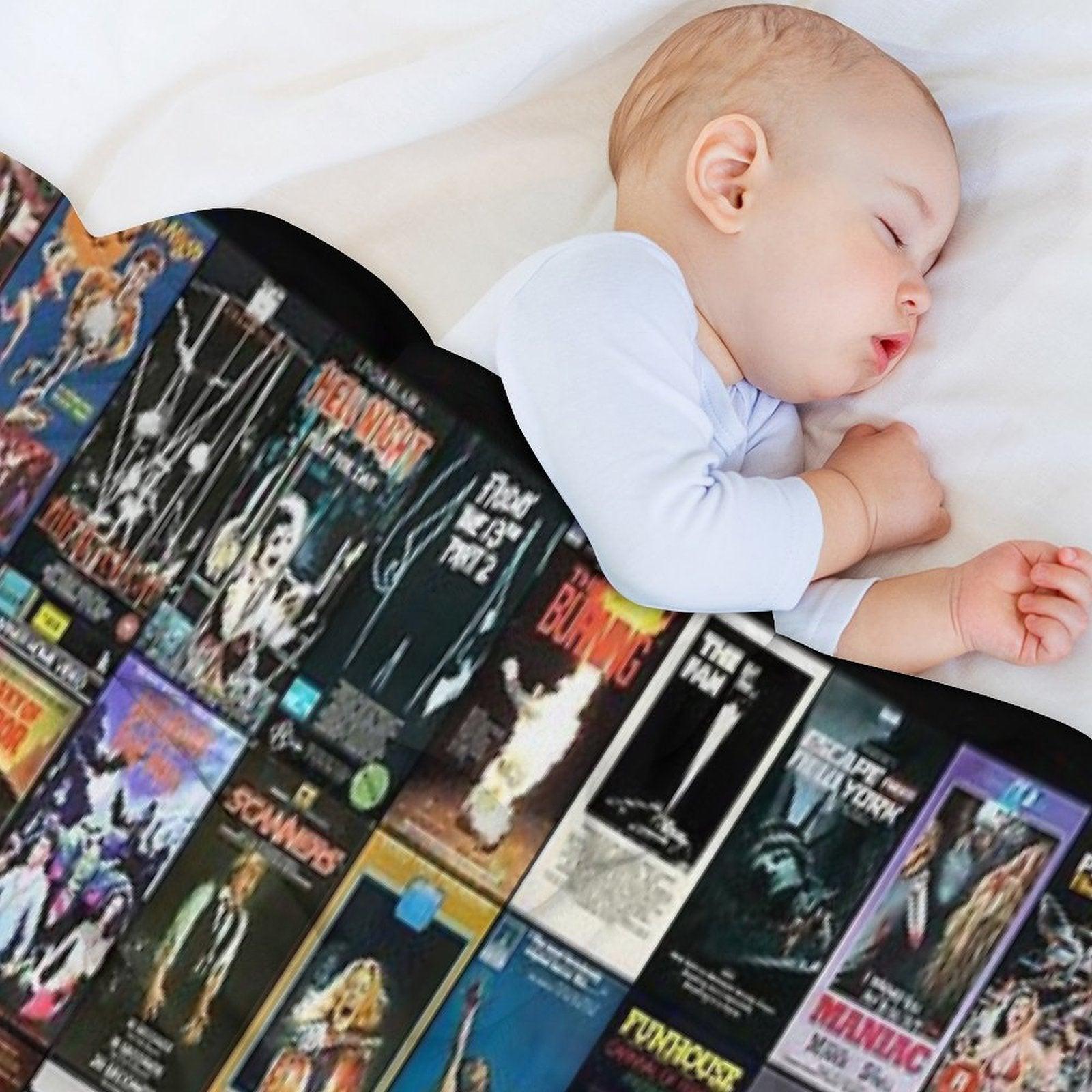 RETRO HORROR VHS ARTWORK - 1981 Throw Blanket