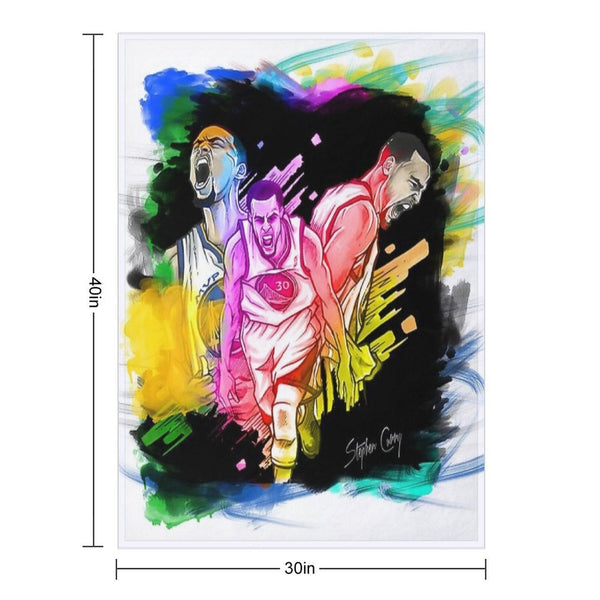 Steph Curry Machine-washable Throw Blanket
