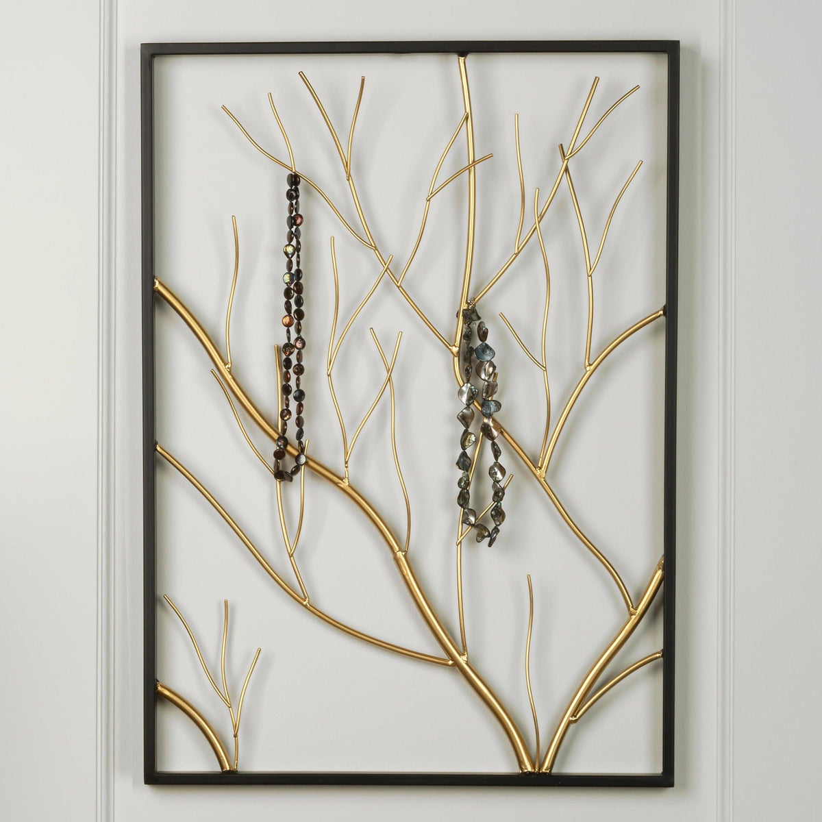 Natural Branch Metal Wall Art