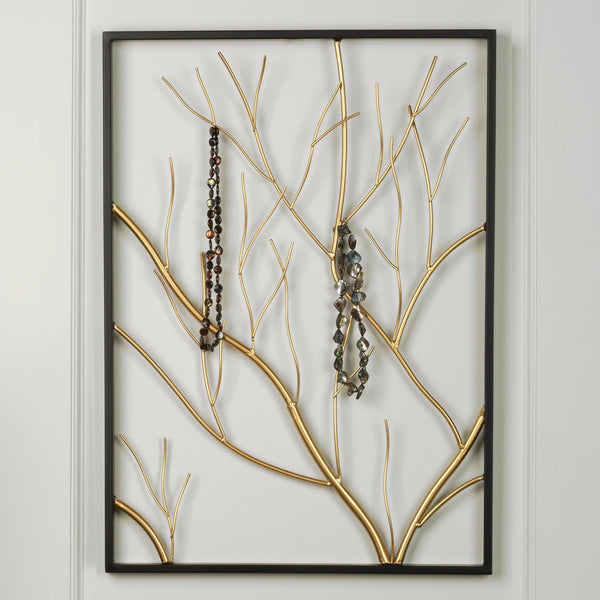 Natural Branch Metal Wall Art