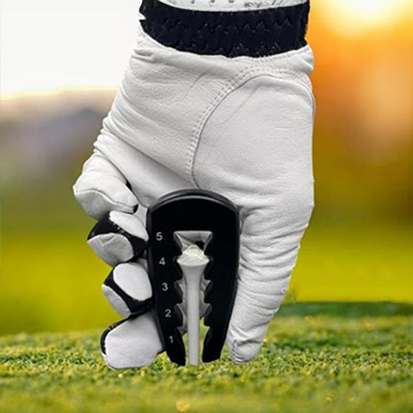 Adjustable Golf Tee Height Tool: Precision setter for consistent swings. Durable, easy - to - use training aid.