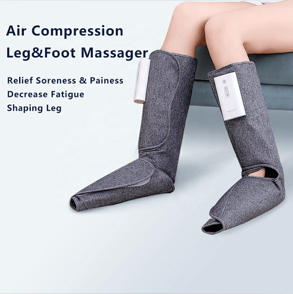 Electric air wave leg cover calf massager home automatic hot compress pressure leg massager leg slimming device