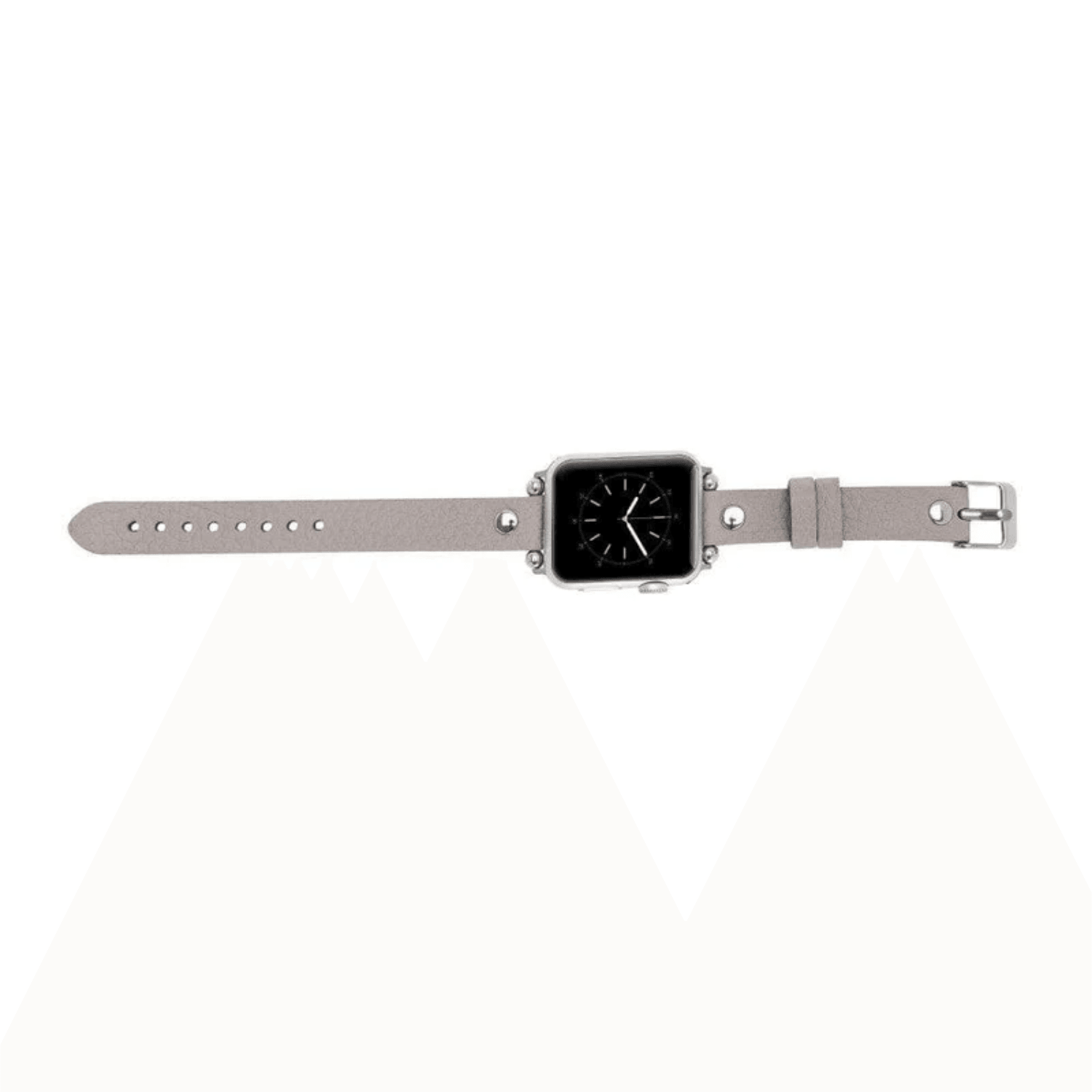 Apple Watch Light Grey Leather Strap - Detroit
