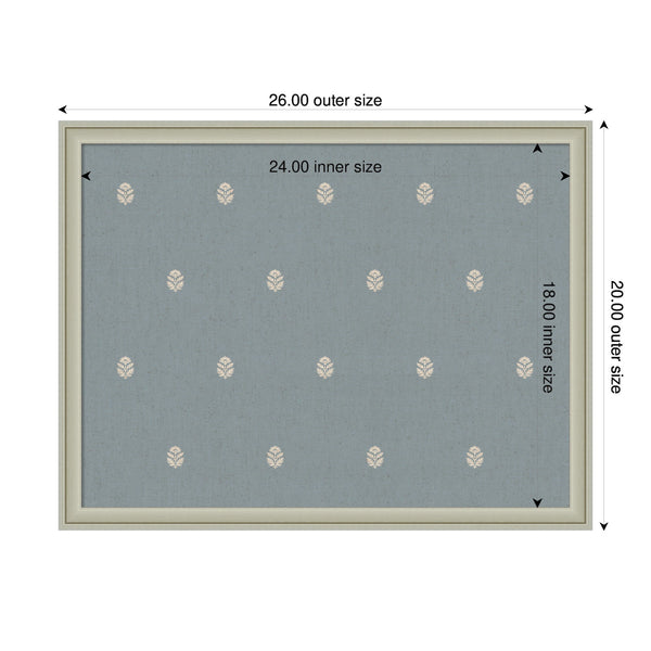 Pinboard Blue Botanical Block Print