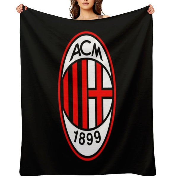 AC Milan Classic . Lightweight Throw Blanket
