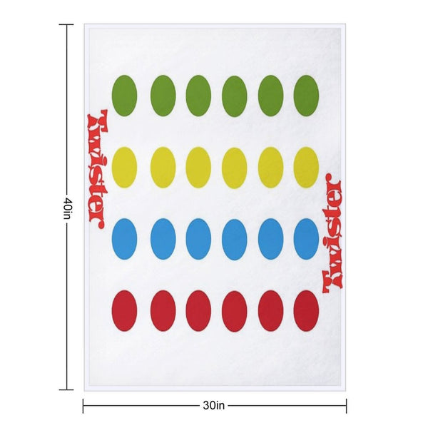 Twister Shower Curtain Sustainable Throw Blanket