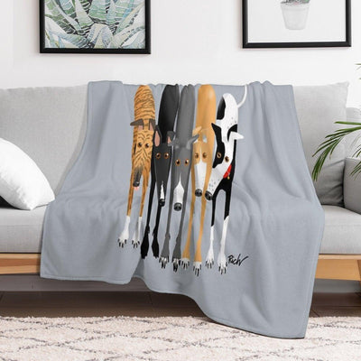Tails Up! Throw Blanket