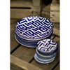 Large Hand painted Ceramic Moroccan Plates-Set 4
