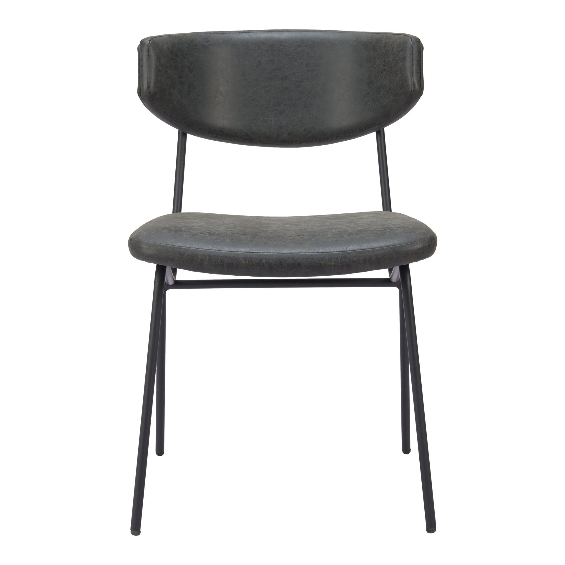 Charon Dining Chair (Set of 2) Vintage Black