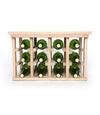 Space Saving Wood Wine Rack with Tabletop