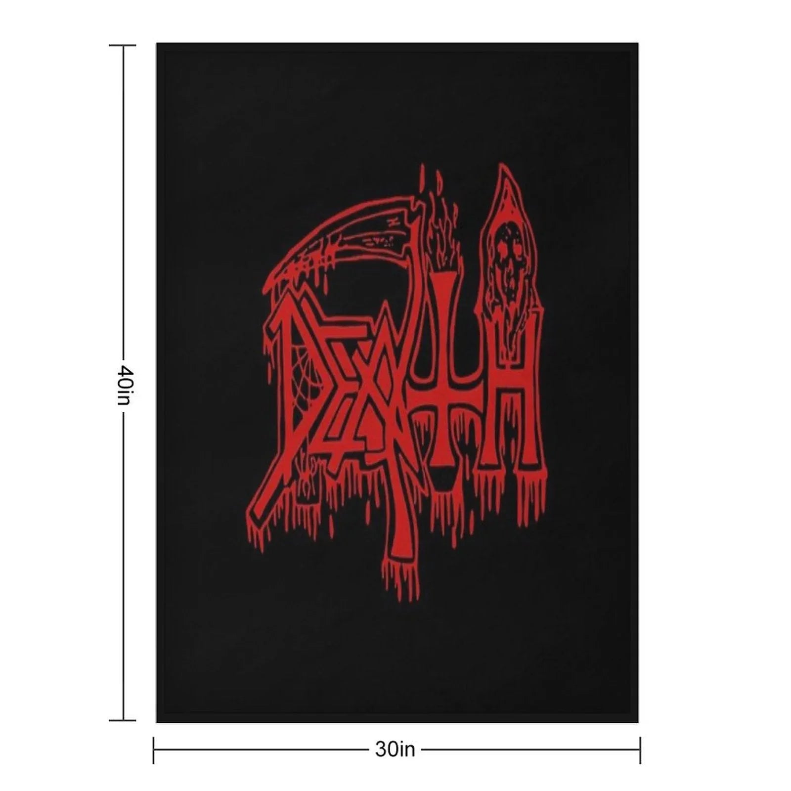 Death Band Throw Blanket