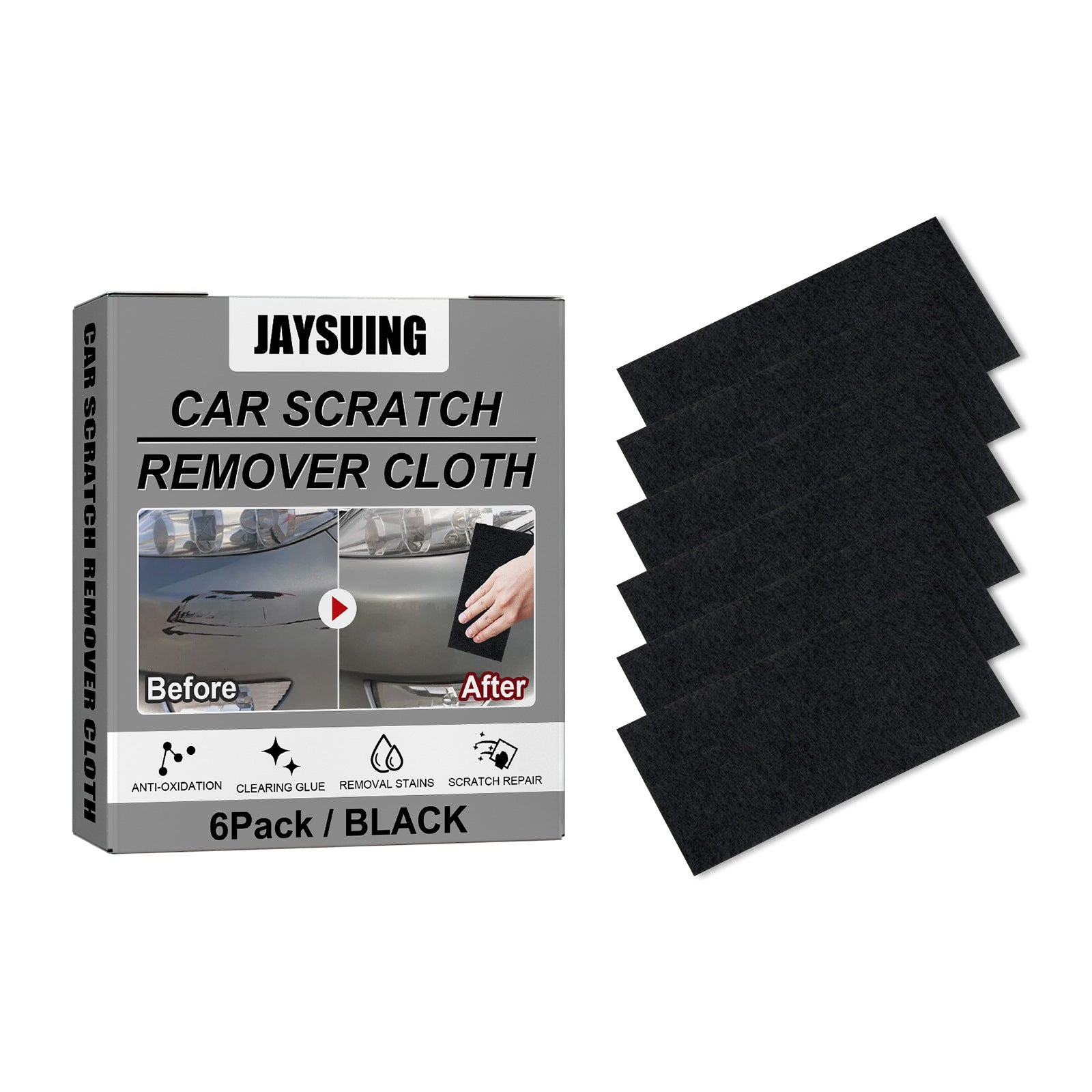 Car Scratch Remover Cloth, Nano Flash Cloth Car Scratches Water Stain Cleaning Scratches Care And Maintenance