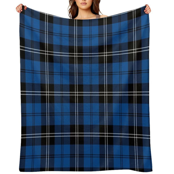 Ramsay Blue Ancient Tartan  Clan Ramsay  Cute Tartan Machine-washable Throw Blanket