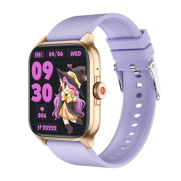 New QX15 smart watch Bluetooth call HD screen rotating button heart rate blood oxygen waterproof sports