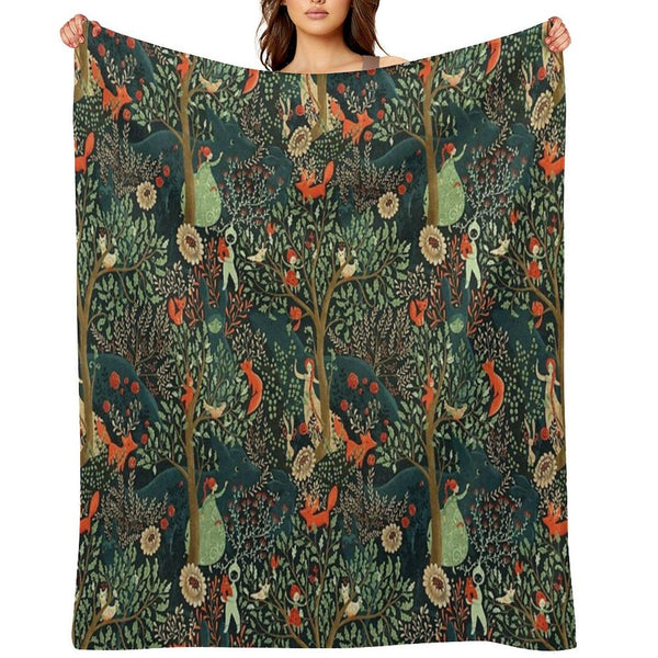 Whimsical Wonderland Throw Blanket