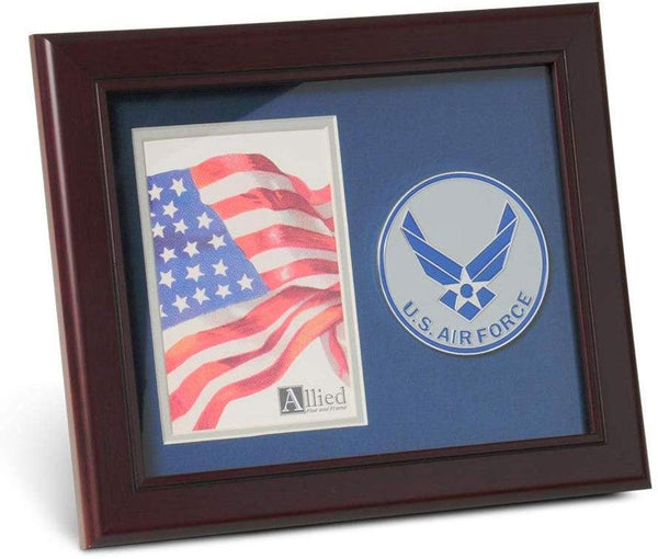 Flags connections Medallion 4 by 6 inch Portrait Picture Frame.