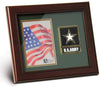 US EMS Medallion Portrait Picture Frame - 4 x 6 Picture Opening
