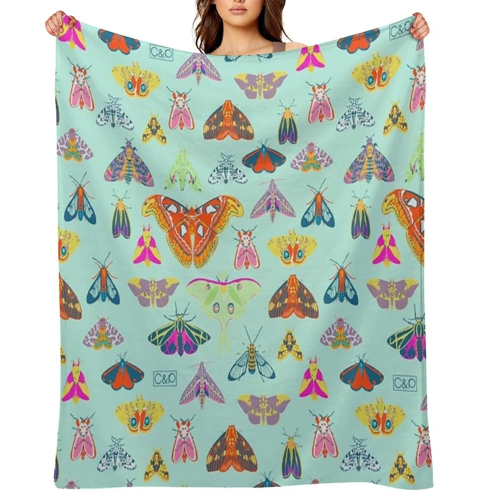 Lots of Lepidoptera Throw Blanket