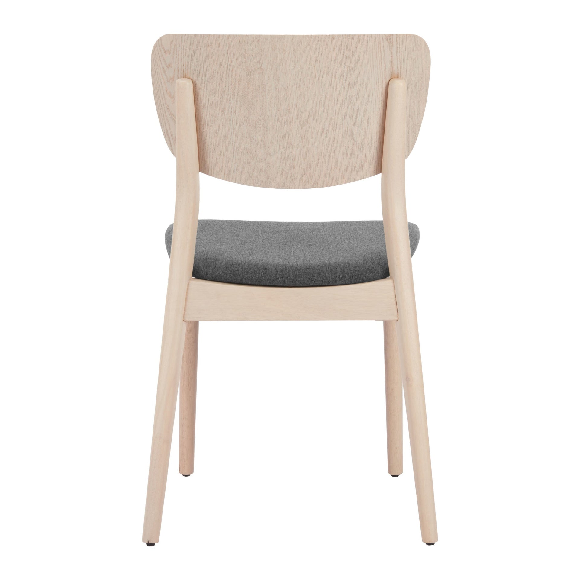 Kellua Dining Chair (Set of 2) Gray & Natural