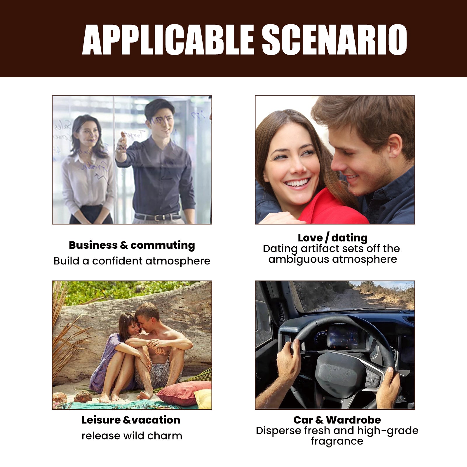 Essential Oil Perfume Long-Lasting Light Fragrance Natural Fresh Portable Neck Wrist Behind Ear Couple Dating Perfume