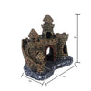 Castle water grass landscaping fish tank resin ornaments - brown