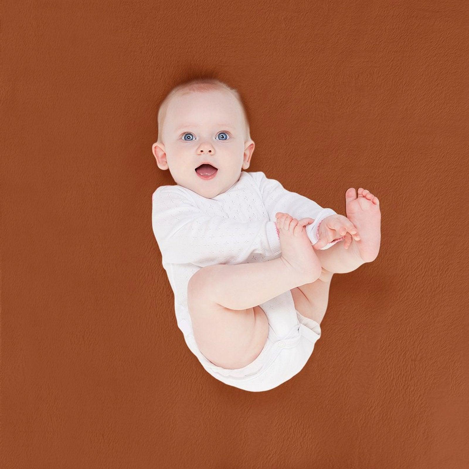 Rust Orange Brown Throw Blanket
