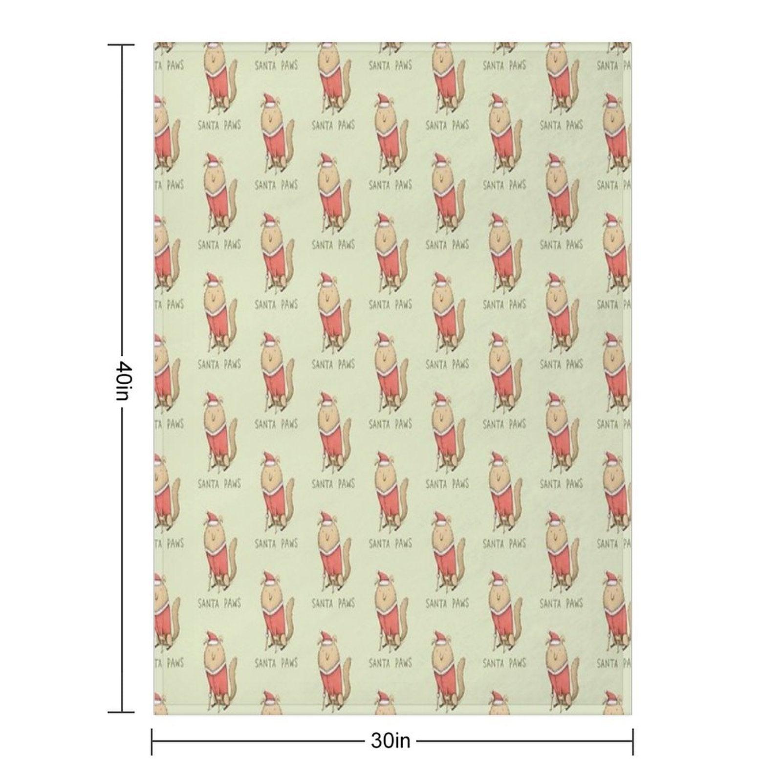 Santa Paws Throw Blanket