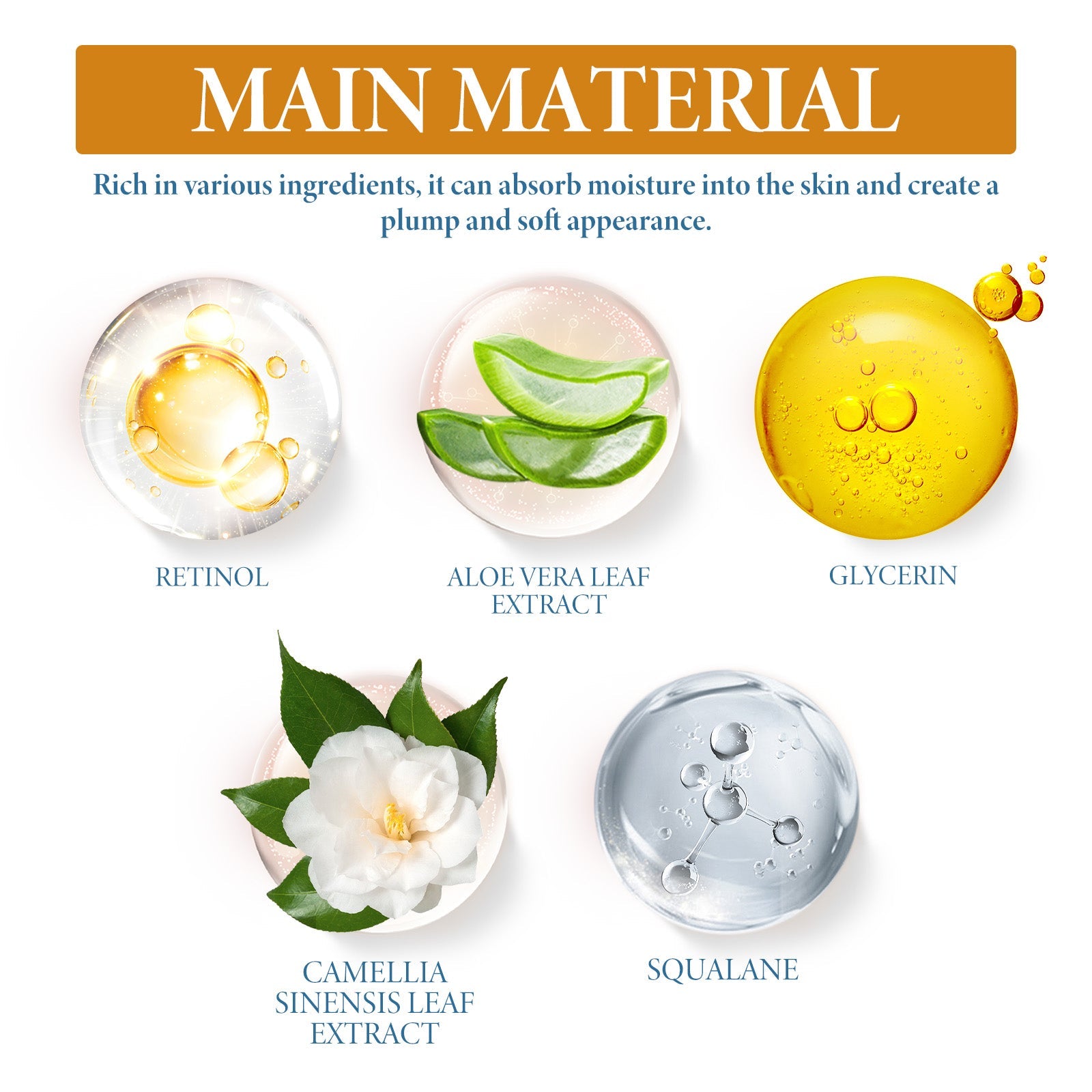 Retinol Anti-Wrinkle Serum, Wrinkles Repair Facial Dull It Moisturizes Shine Bright Skin