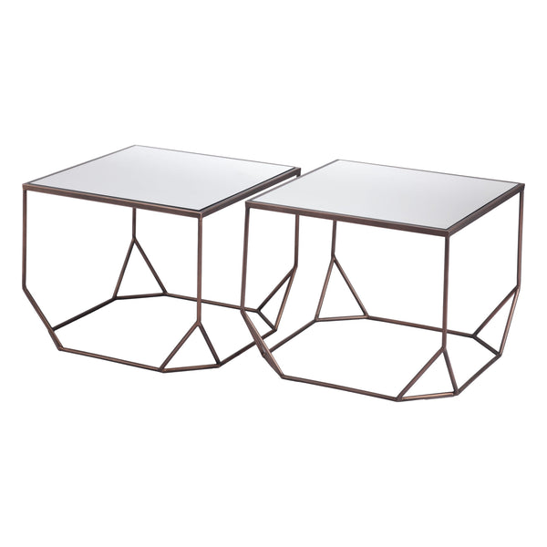 Arzon Coffee Table Set (2-Piece) Bronze