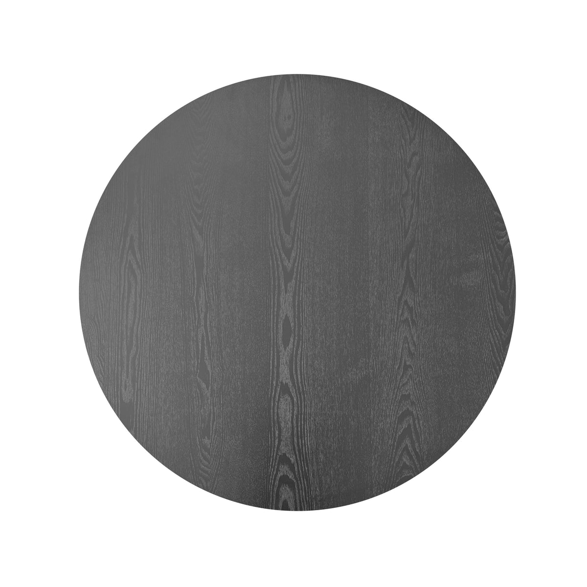 Modern Black Round Mushroom Coffee Table with Hidden Storage