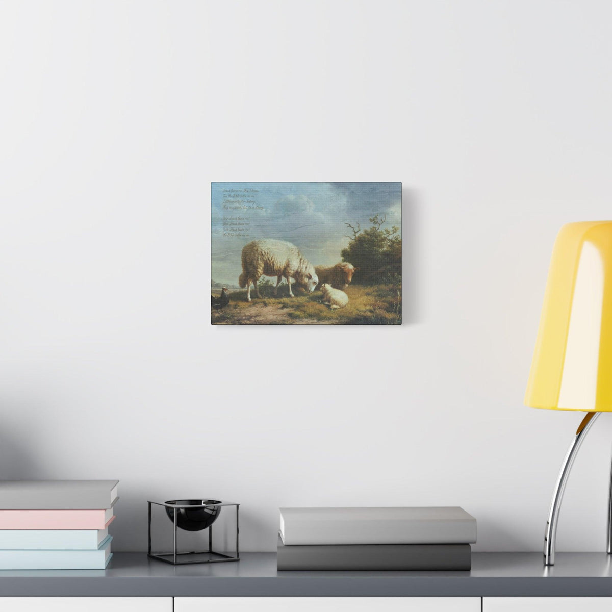 Jesus Loves Me Unframed Canvas Wall Art