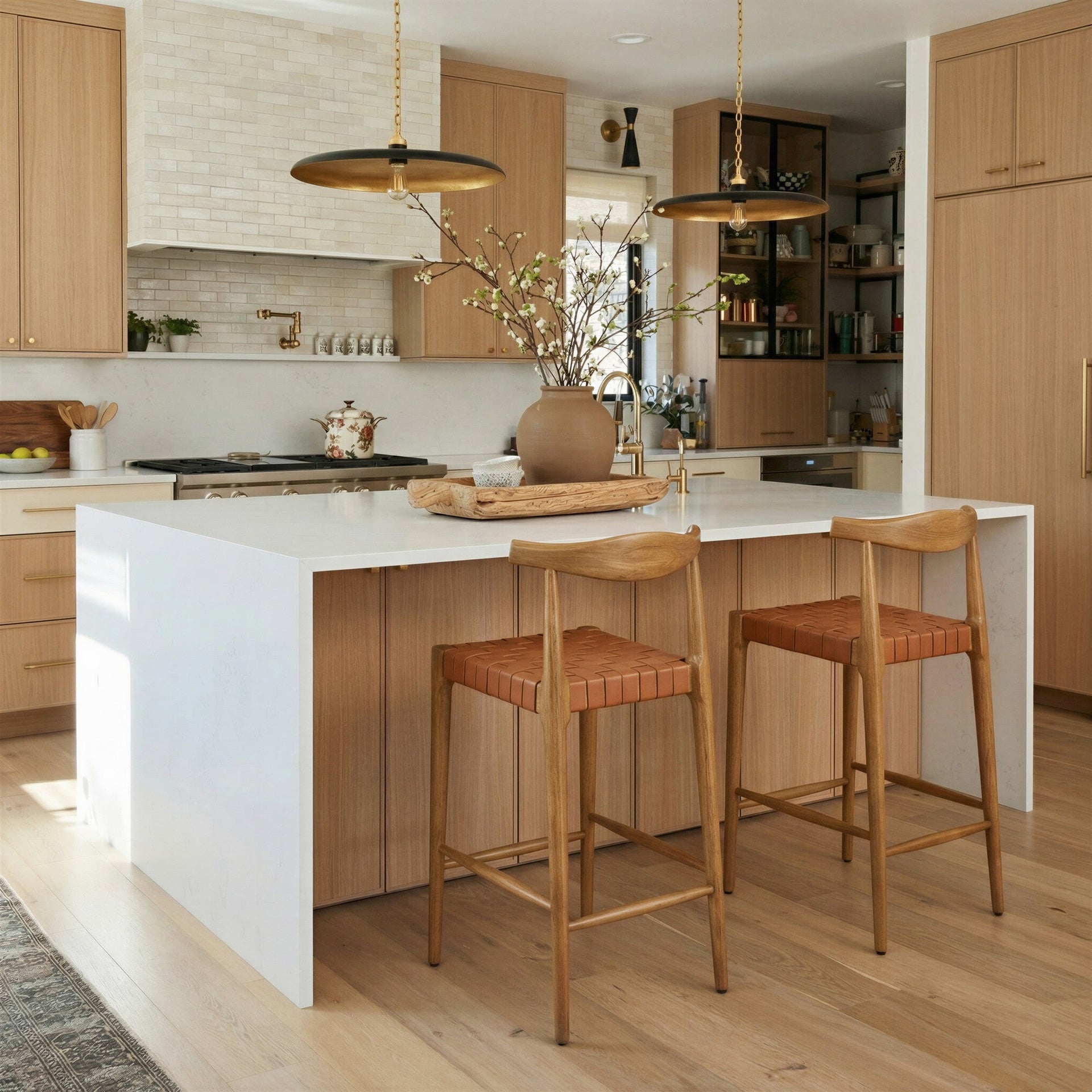 Bandani Counter Stool Tan