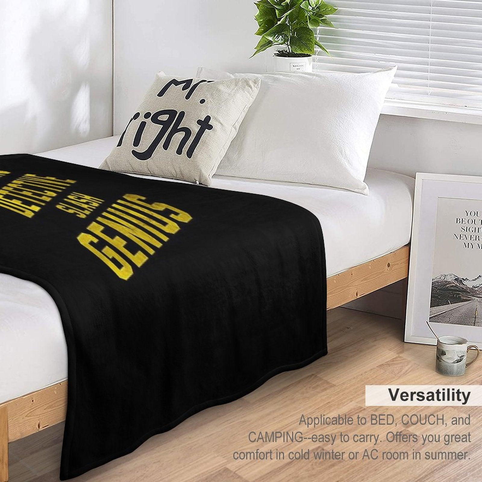 AMAZING DETECTIVE SLASH GENIUS Throw Blanket
