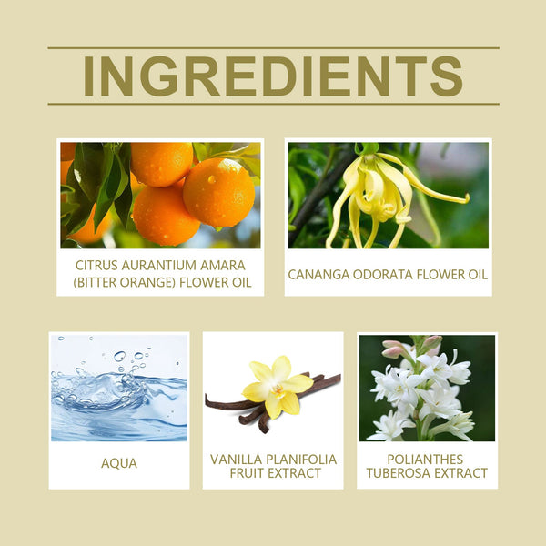 Rotated-Tuberose Perfume Spray, Women Keep Fragrance Light And Fresh Lasting Fragrance Dating Charm Perfume