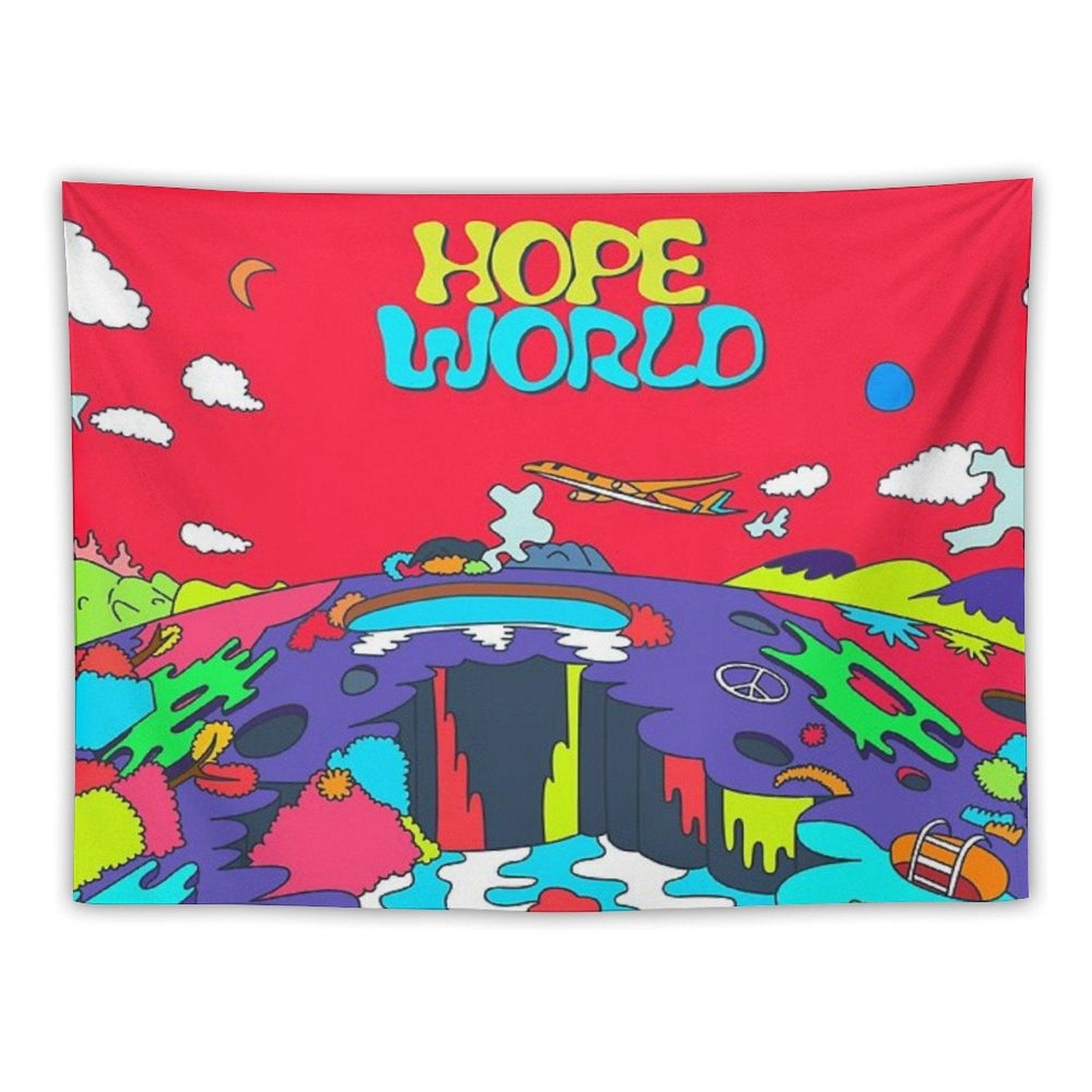 J-Hope Hope World Album Art Tapestry