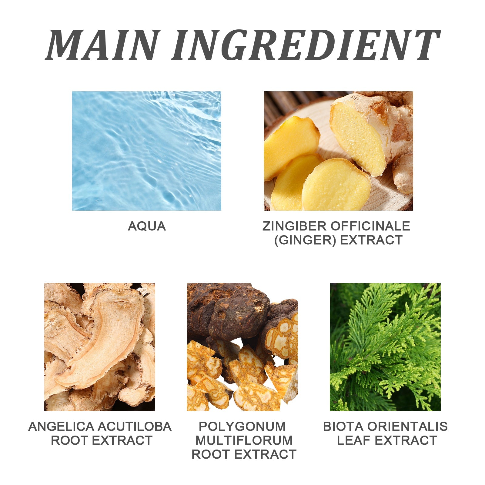 Old Ginger Hair Care Essence Oil, Moisturize Hair Roots Repair Frizzy Knot Supple Strong Thick Hair