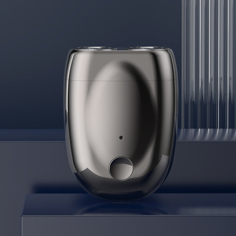 Double headed mini magnetic shaver portable men's electric shaver rechargeable electric shaver