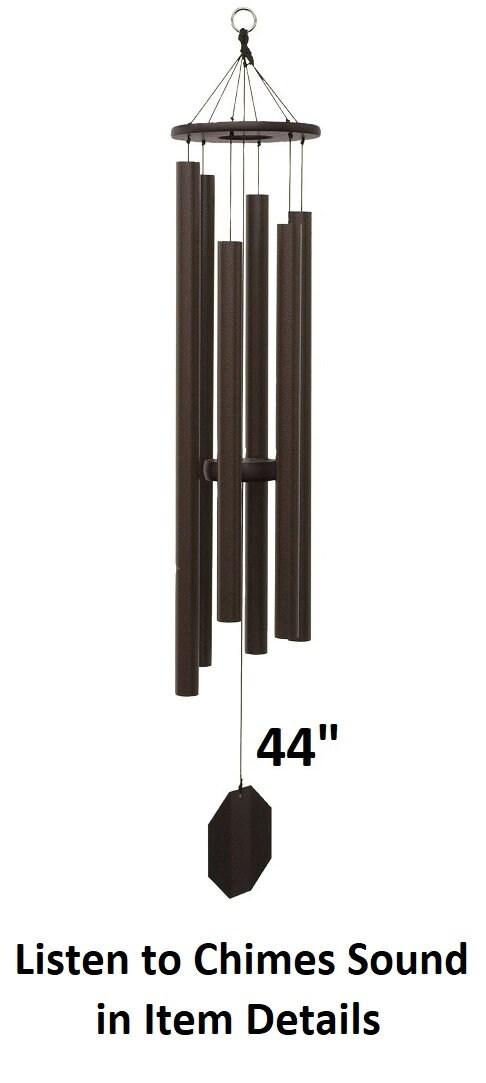 Amish Handmade Wind Chimes 37”–53” – Deep Tone Aluminum Outdoor Chimes