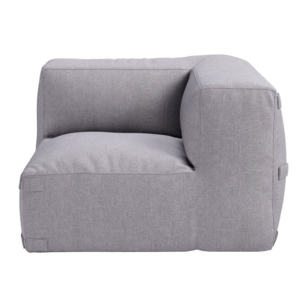 Luanda Corner Chair Gray