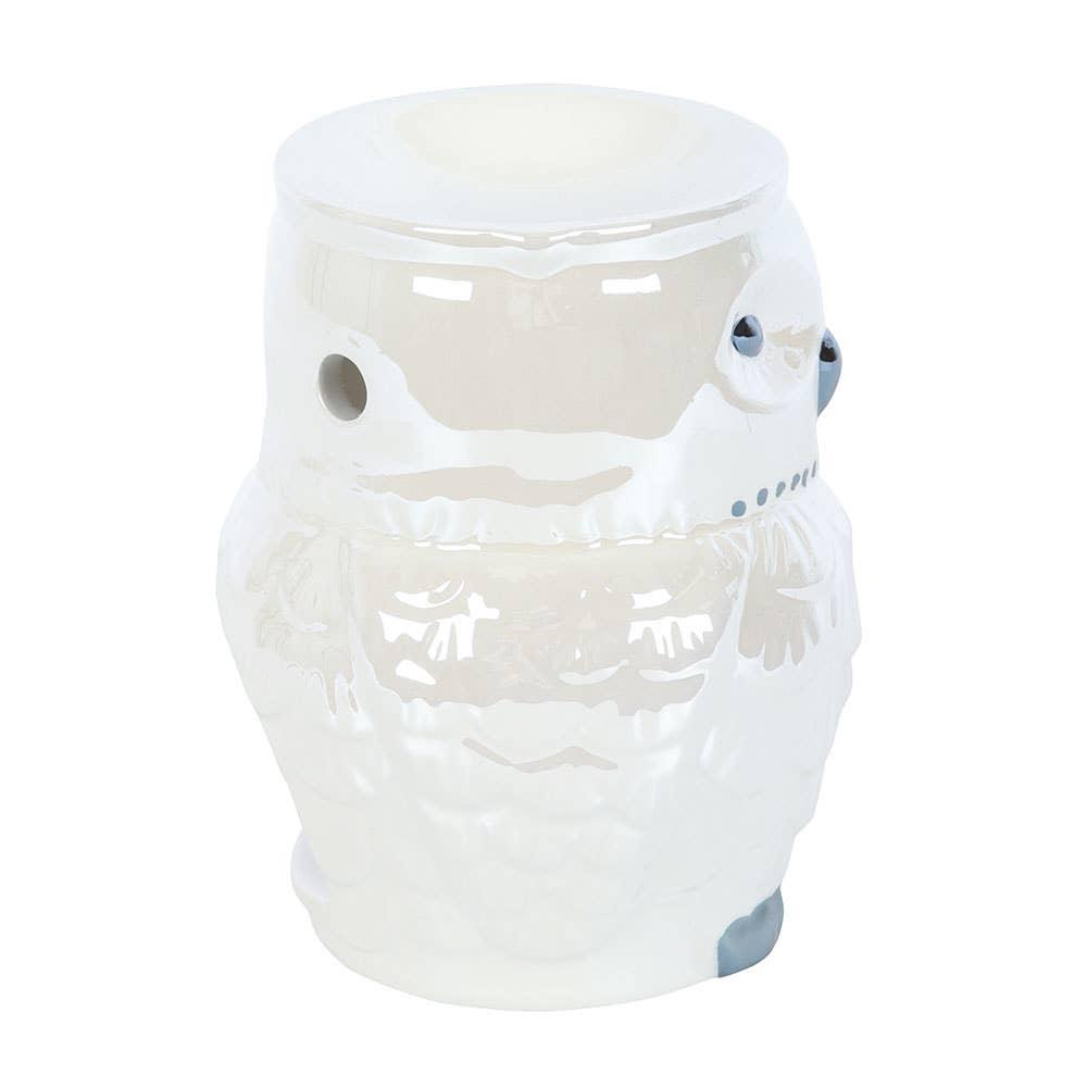 Iridescent Owl Tealight Wax Warmer