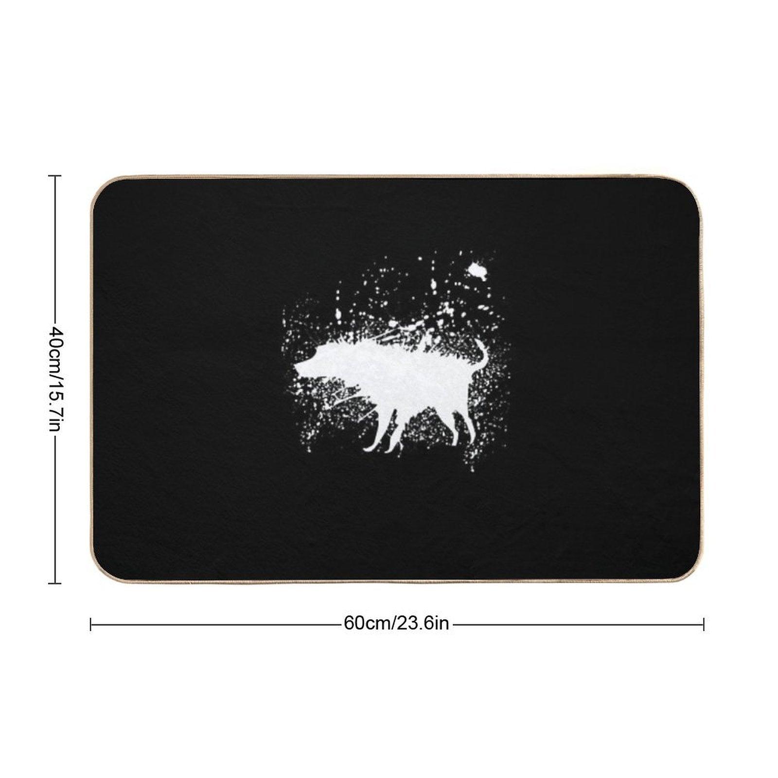 Banksy Splash Dog Bath Mat