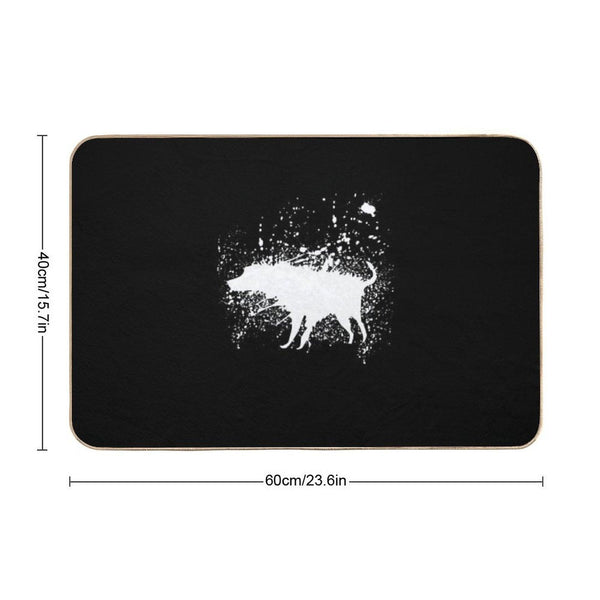 Banksy Splash Dog Bath Mat
