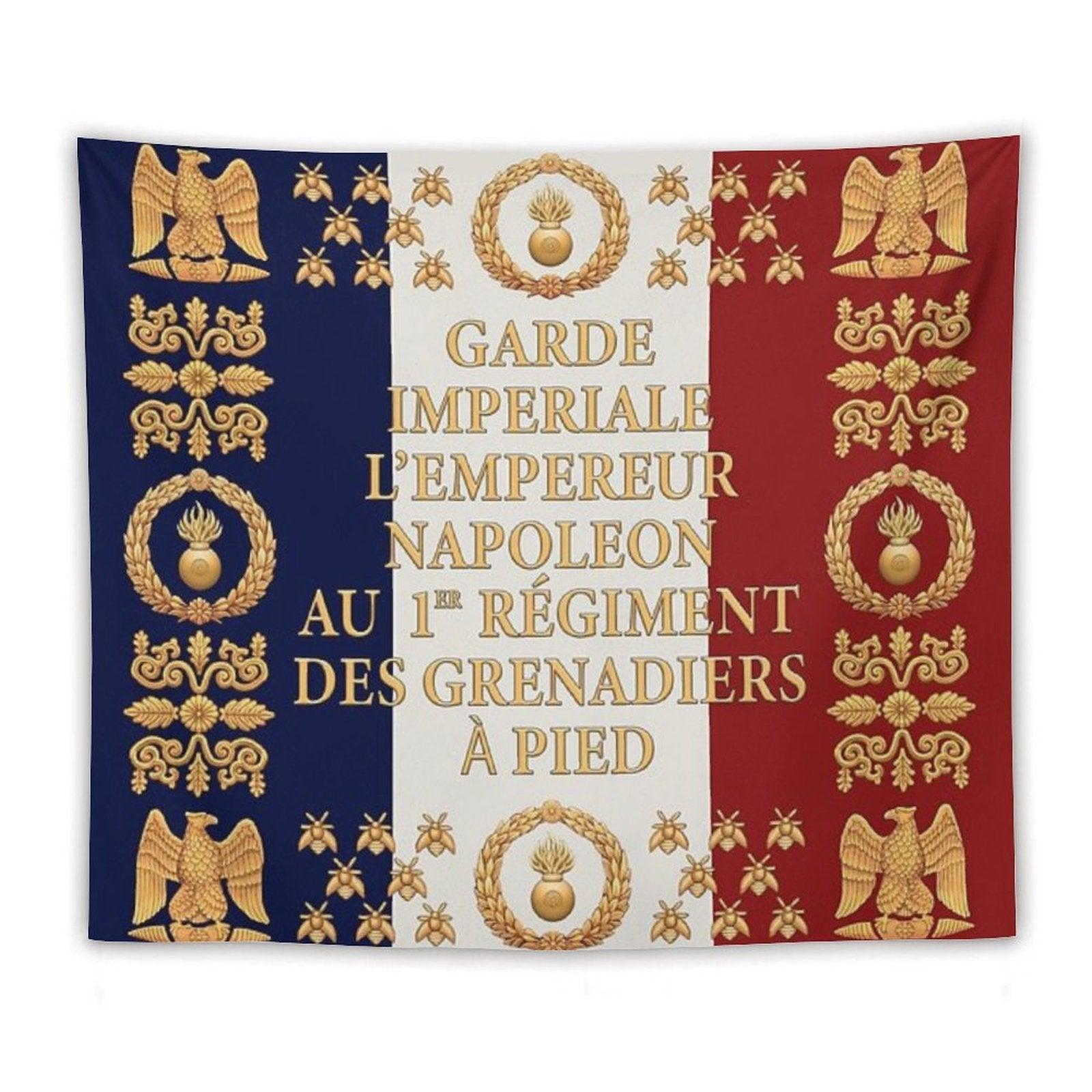 Napoleonic French 1er Garde Imperiale Flag Tapestry