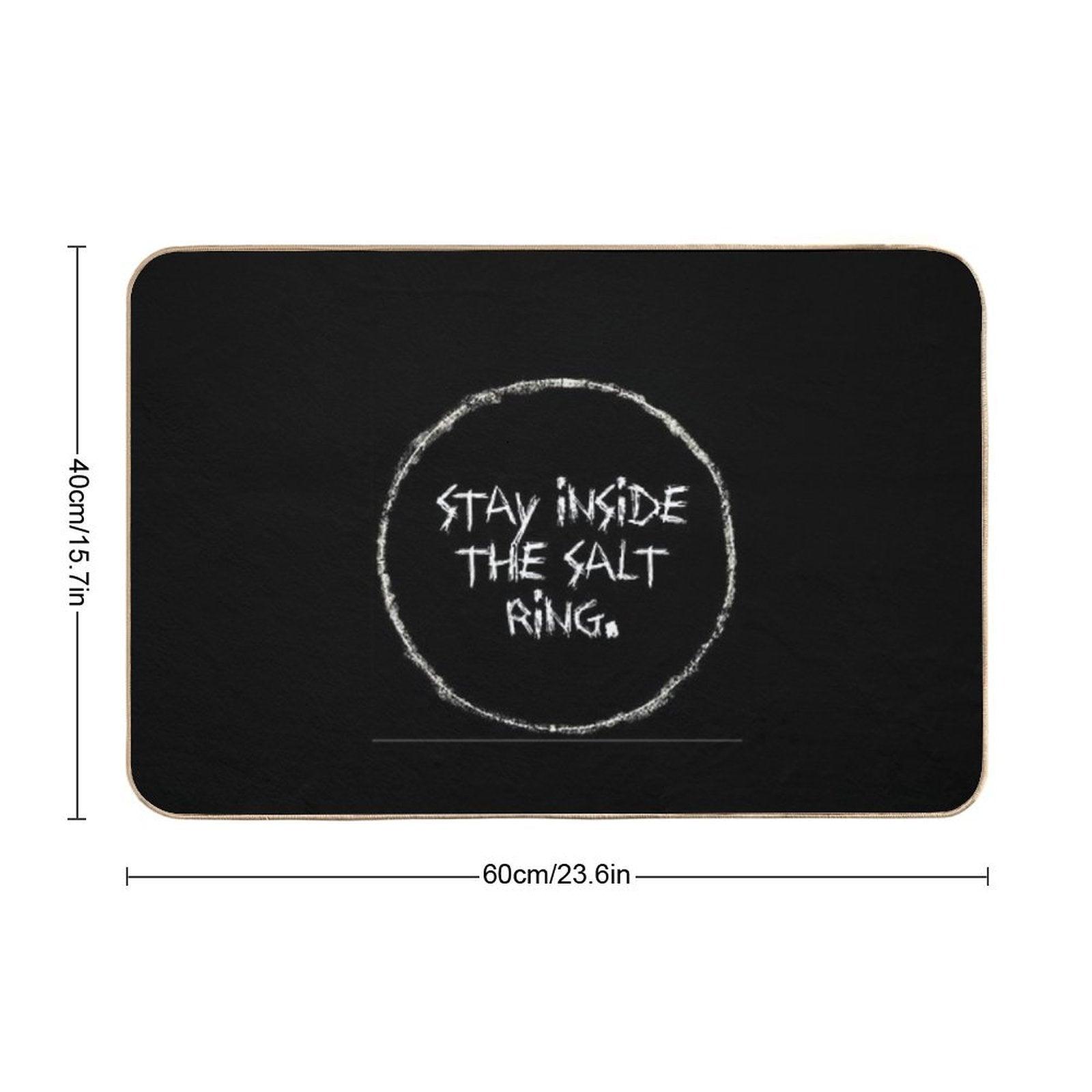 Stay Inside The Salt Ring  Supernatural™ Bath Mat