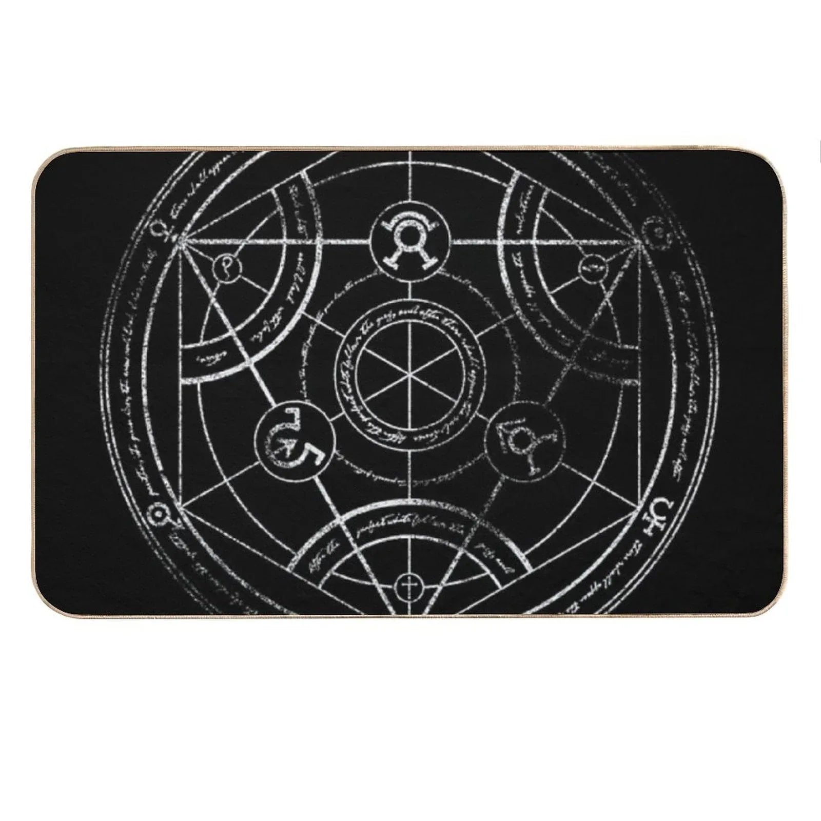 Human Transmutation Circle - Chalk Bath Mat